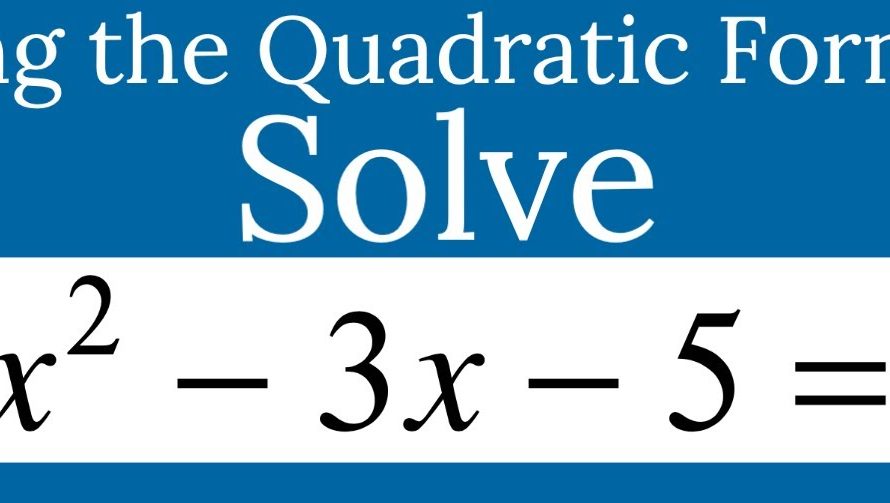 2×2-3x- 5 = 0: Solved